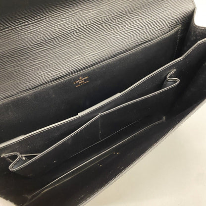 Louis Vuitton Briefcase Epi Serviette Ambassador Noir — view 4