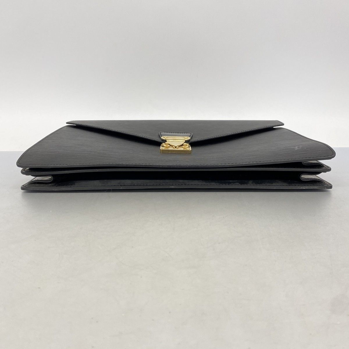 Louis Vuitton Briefcase Epi Serviette Ambassador Noir — view 3