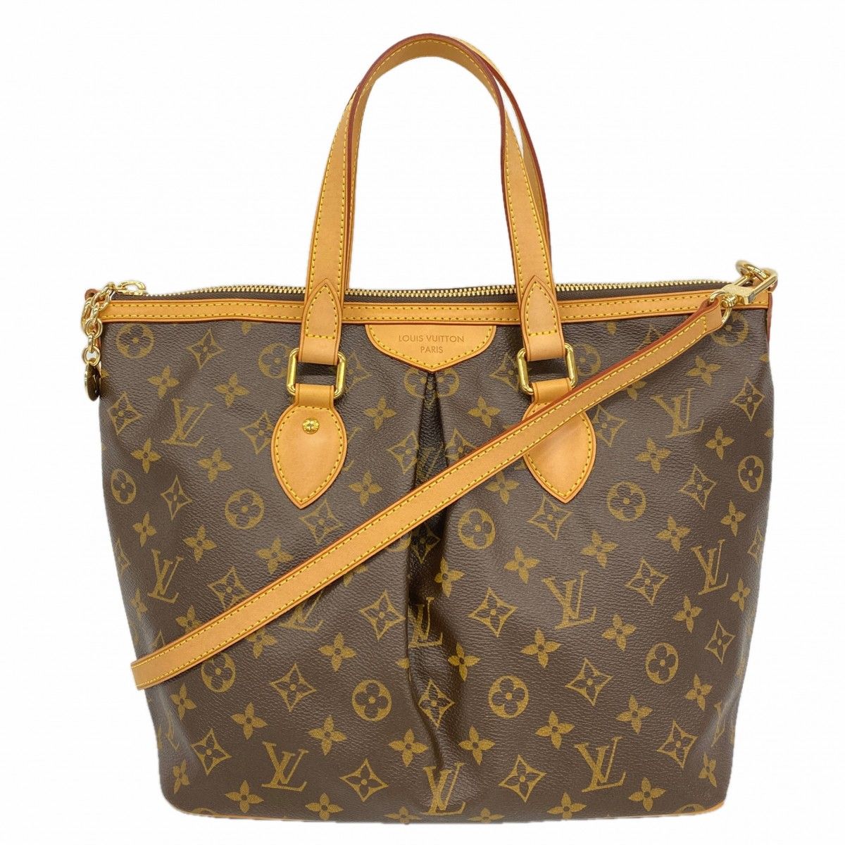 Louis Vuitton Handbag Monogram Palermo PM Brown 2-Way