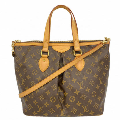 Louis Vuitton Handbag Monogram Palermo PM Brown 2-Way