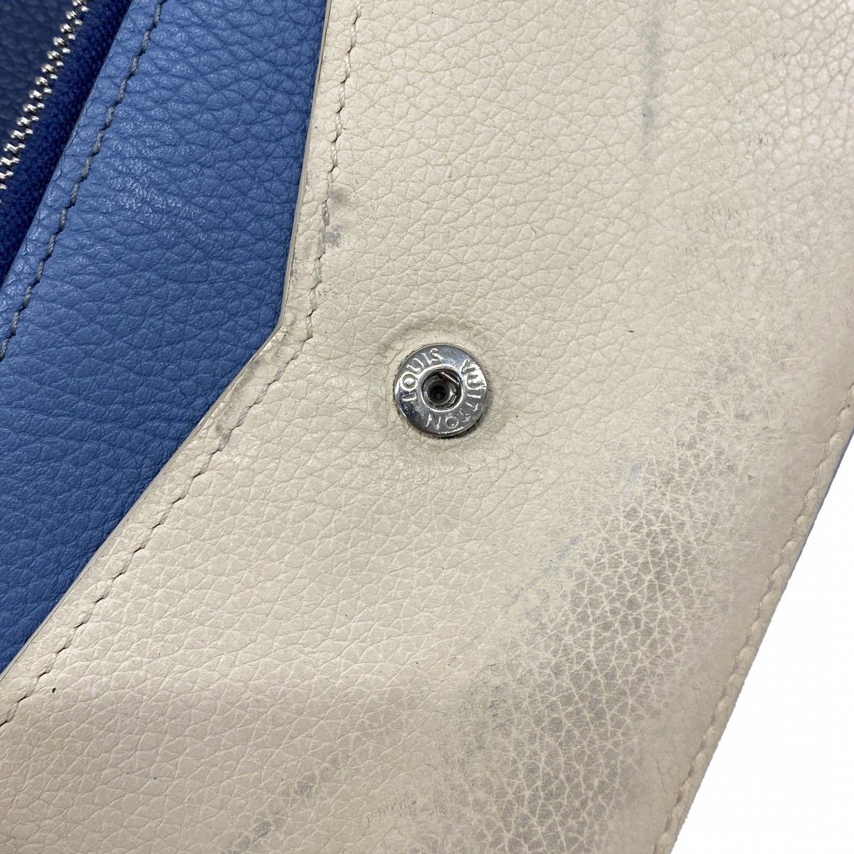 Louis Vuitton Wallet Portefeuille My Lockme Blue Jean — view 5