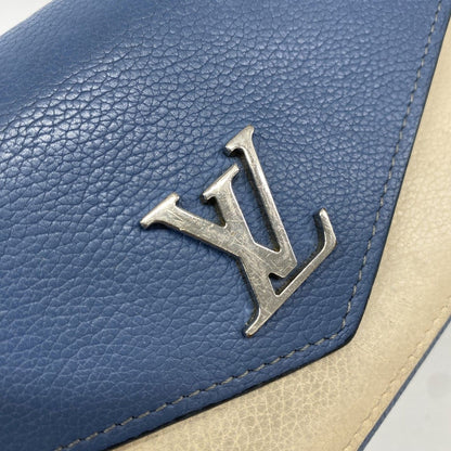 Louis Vuitton Wallet Portefeuille My Lockme Blue Jean — view 8
