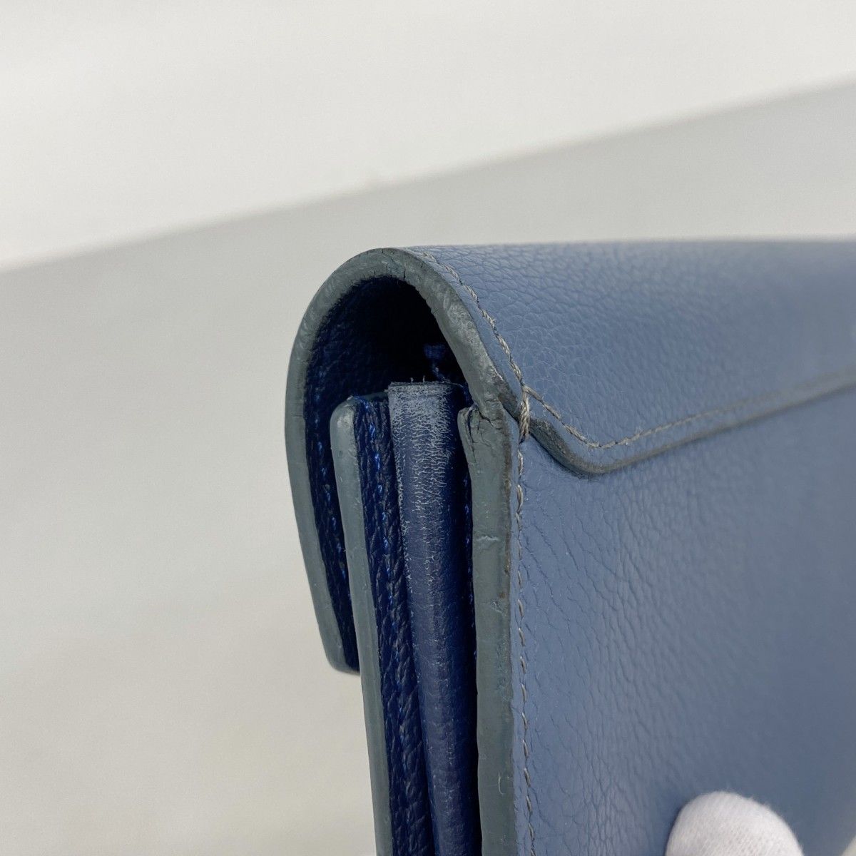 Louis Vuitton Wallet Portefeuille My Lockme Blue Jean — view 6