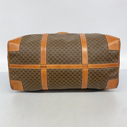 Celine Boston Bag Macadam Brown Gold — view 3