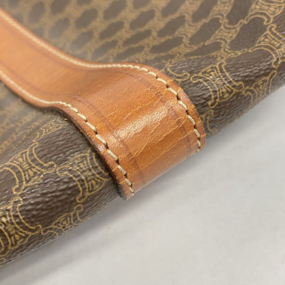 Celine Boston Bag Macadam Brown Gold — view 7