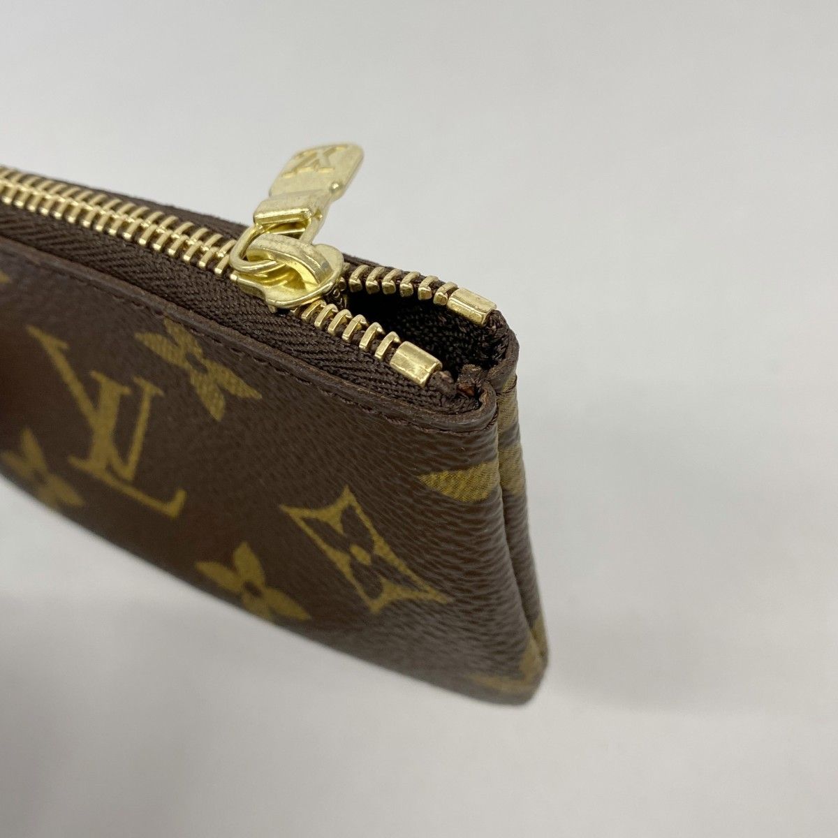Louis Vuitton Coin Case Monogram Pochette Cles Brown — view 5
