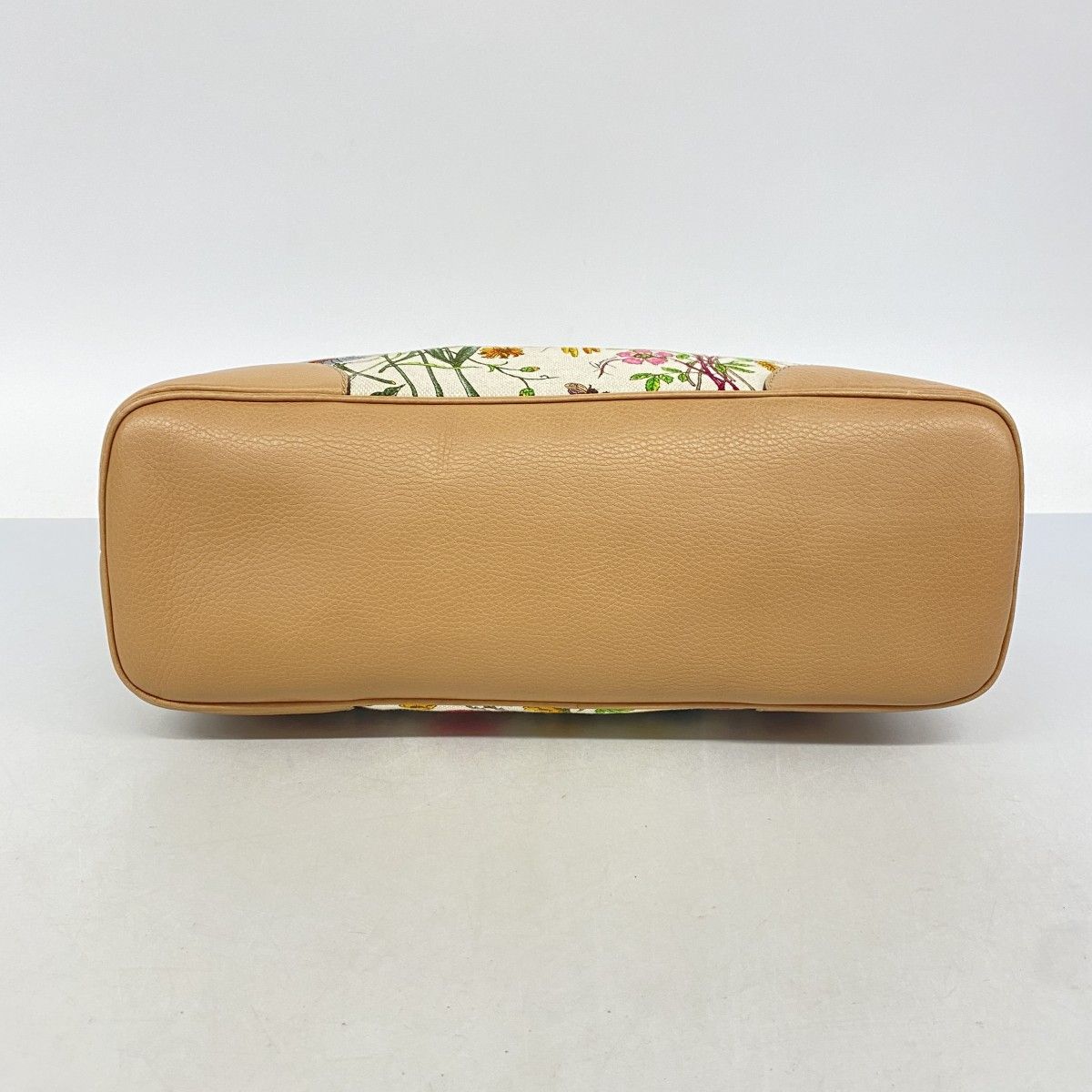 Gucci Tote Flora Canvas Multicolor Champagne Gold — view 3