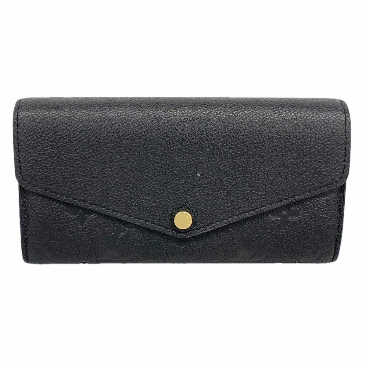 Louis Vuitton Wallet Monogram Empreinte Portefeuille Sarah Noir