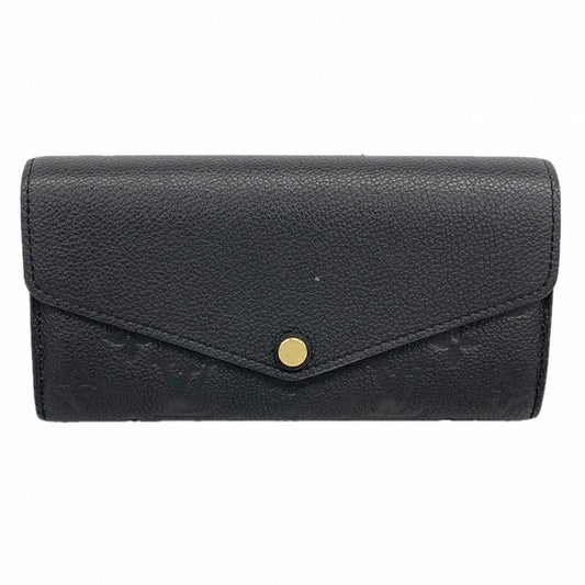 Louis Vuitton Wallet Monogram Empreinte Portefeuille Sarah Noir
