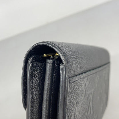 Louis Vuitton Wallet Monogram Empreinte Portefeuille Sarah Noir — view 6