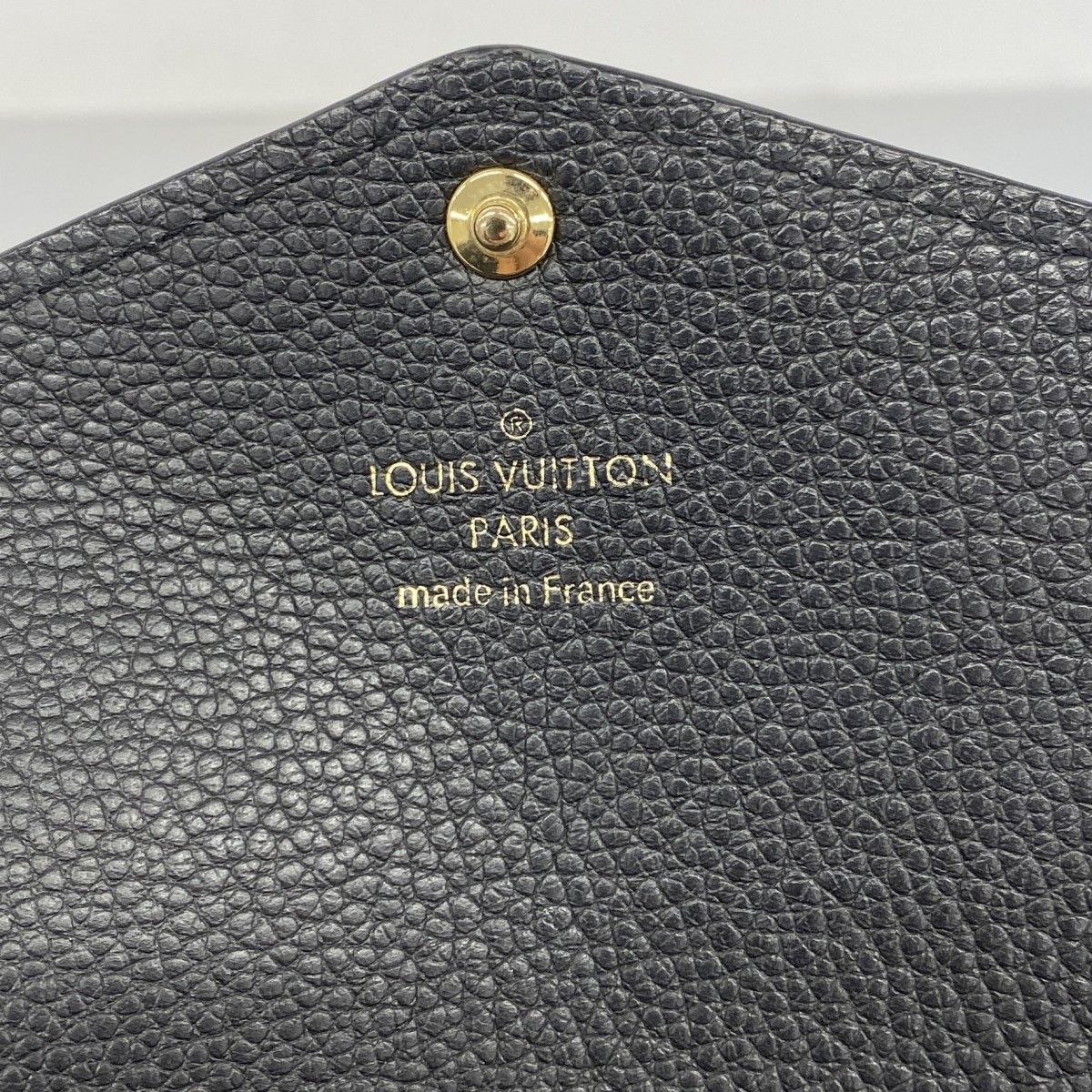 Louis Vuitton Wallet Monogram Empreinte Portefeuille Sarah Noir — view 4