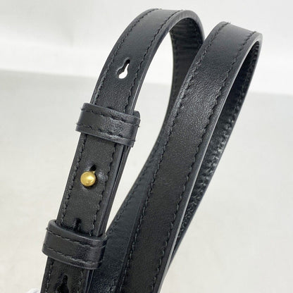 Gucci Shoulder Bag GG Marmont Leather Black Gold — view 8