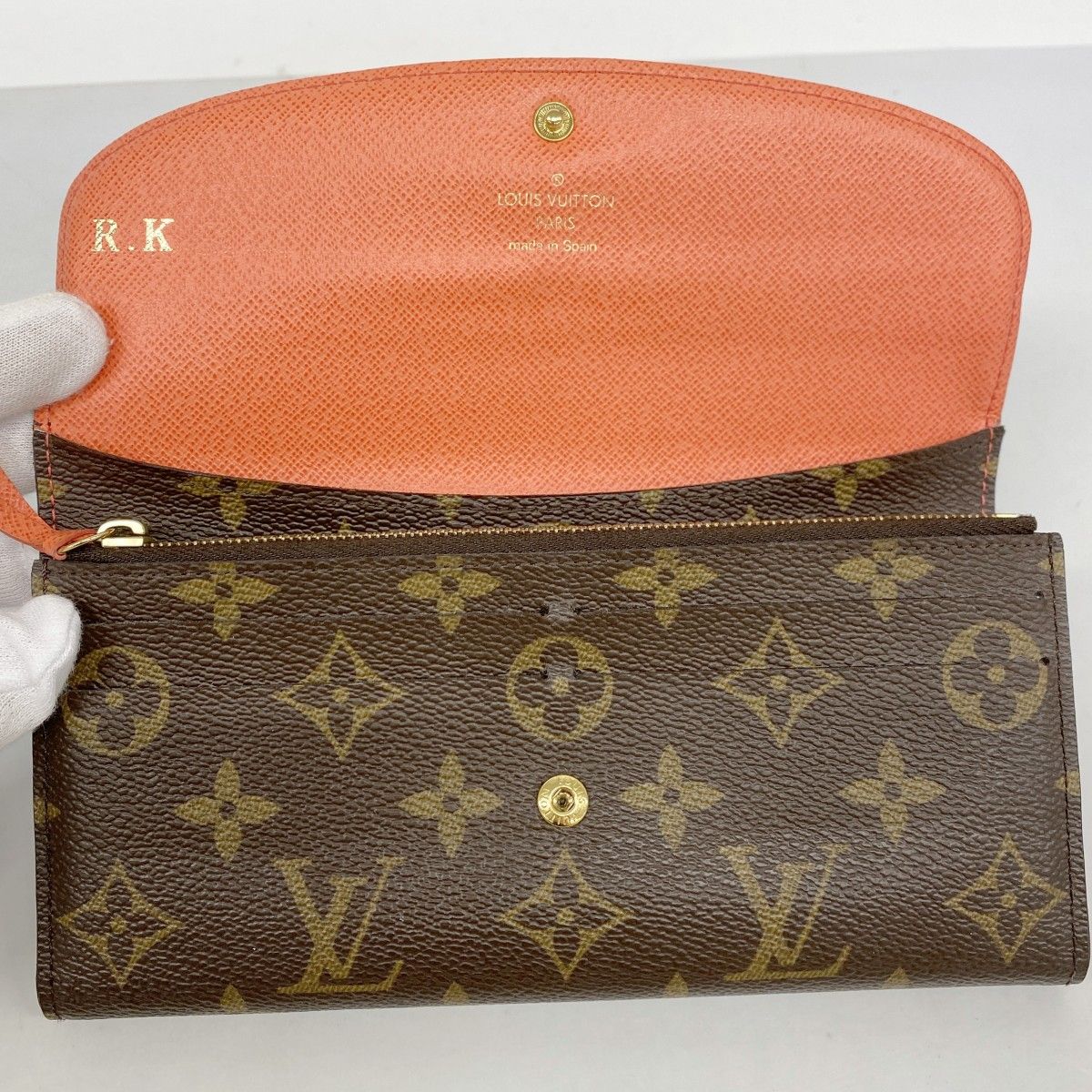Louis Vuitton Wallet Monogram Portefeuille Emily Brown Pimont — view 3