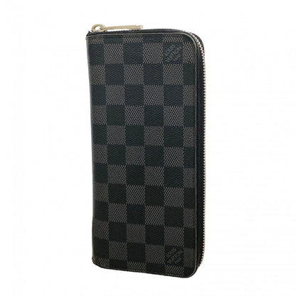 Louis Vuitton Wallet Damier Graphite Zippy Vertical Black Gray