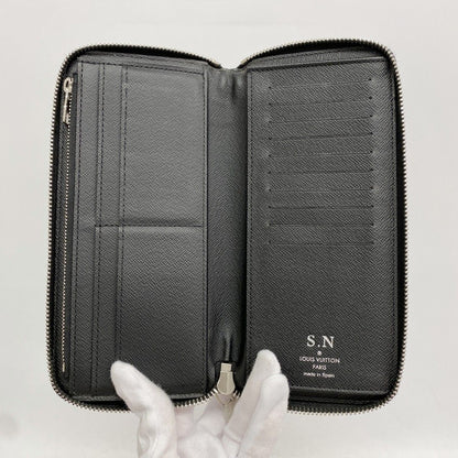 Louis Vuitton Wallet Damier Graphite Zippy Vertical Black Gray — view 3