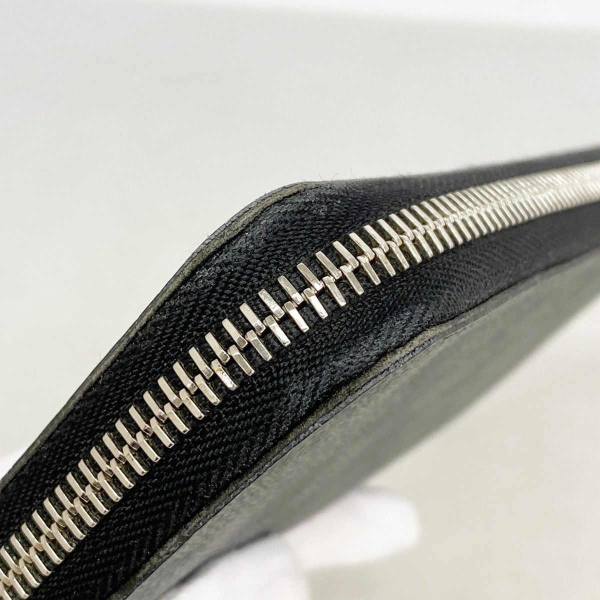 Louis Vuitton Wallet Damier Graphite Zippy Vertical Black Gray — view 6