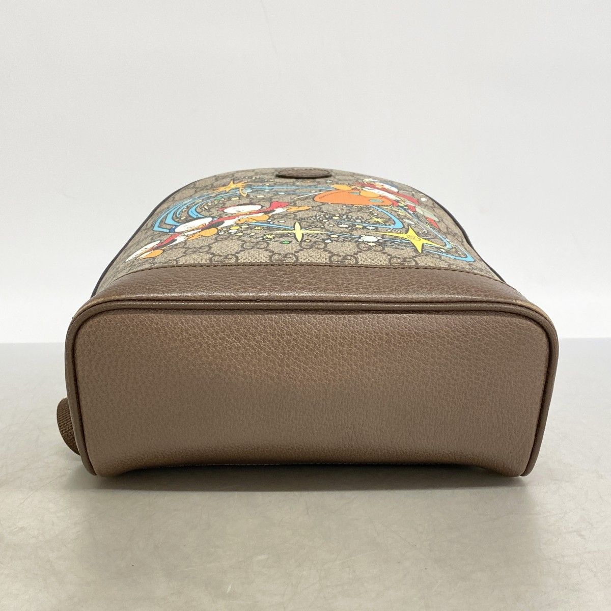 Gucci Backpack GG Supreme Disney Collaboration Donald Brown Gold — view 3