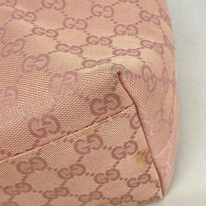 Gucci Shoulder Bag GG Canvas 001 Pink Silver — view 6