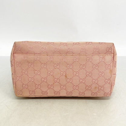Gucci Shoulder Bag GG Canvas 001 Pink Silver — view 3