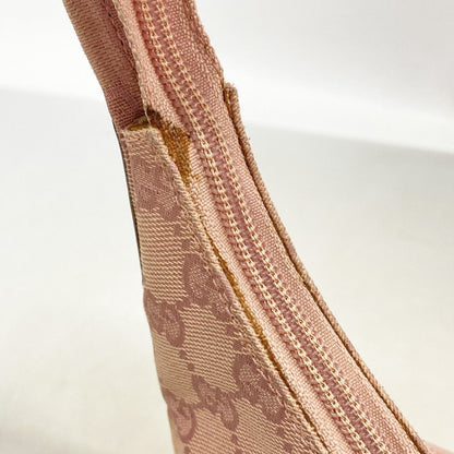 Gucci Shoulder Bag GG Canvas 001 Pink Silver — view 9
