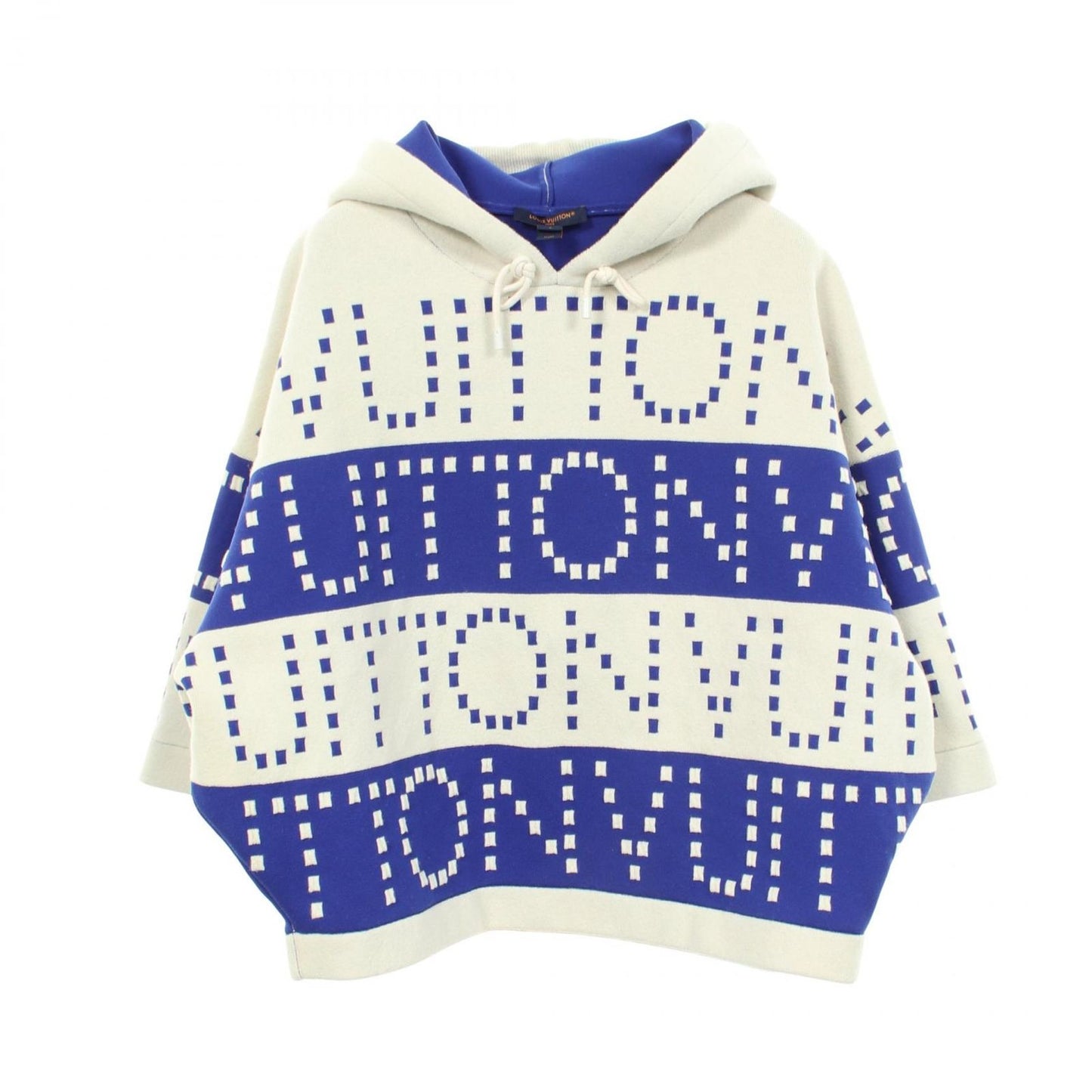 Louis Vuitton Hoodie Signature Chanki Stripe di Blue White