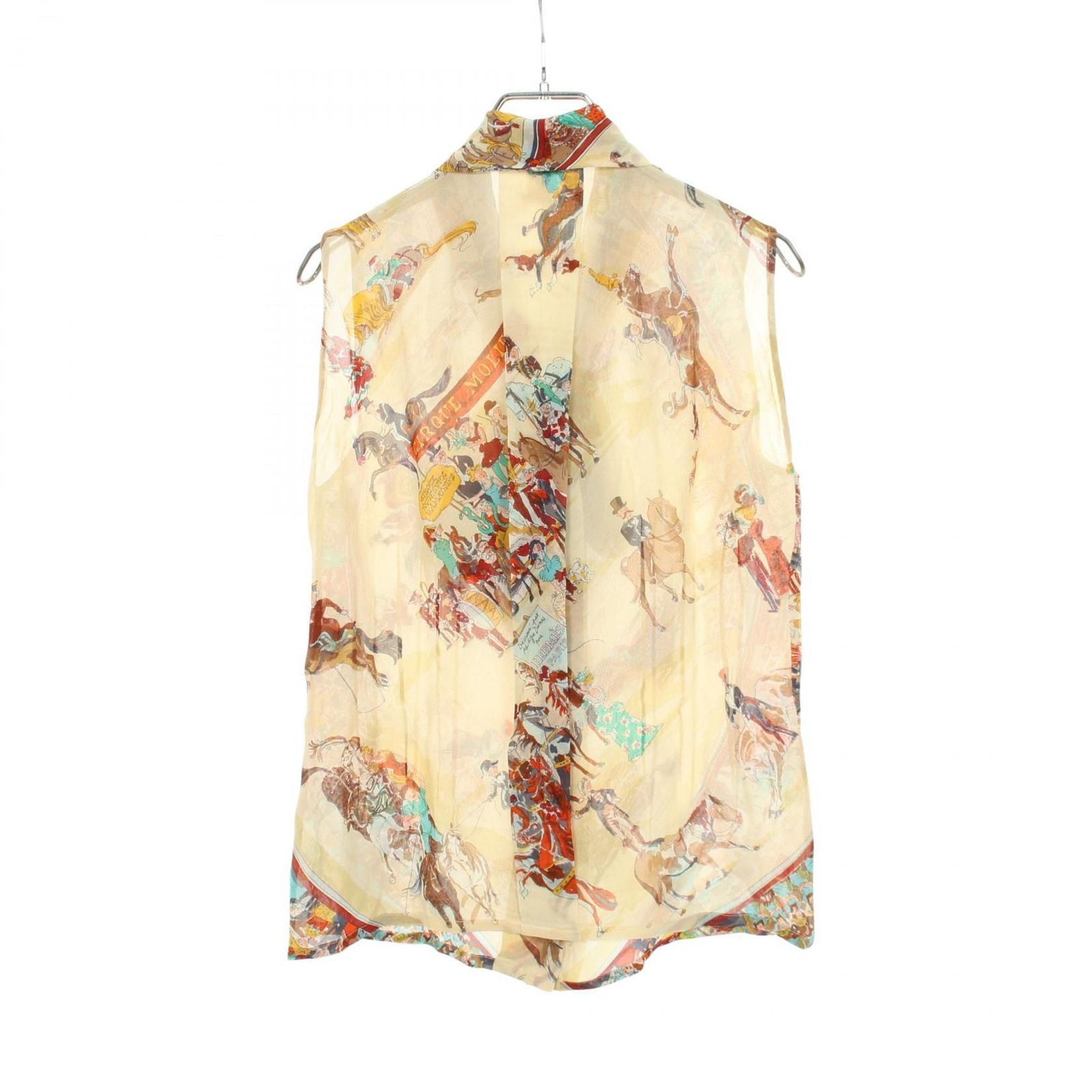 Hermes Blouse Cirque Molier with pickpocket Silk pickpocket — view 2