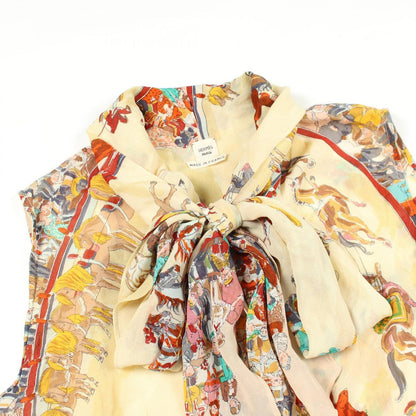 Hermes Blouse Cirque Molier with pickpocket Silk pickpocket — view 5