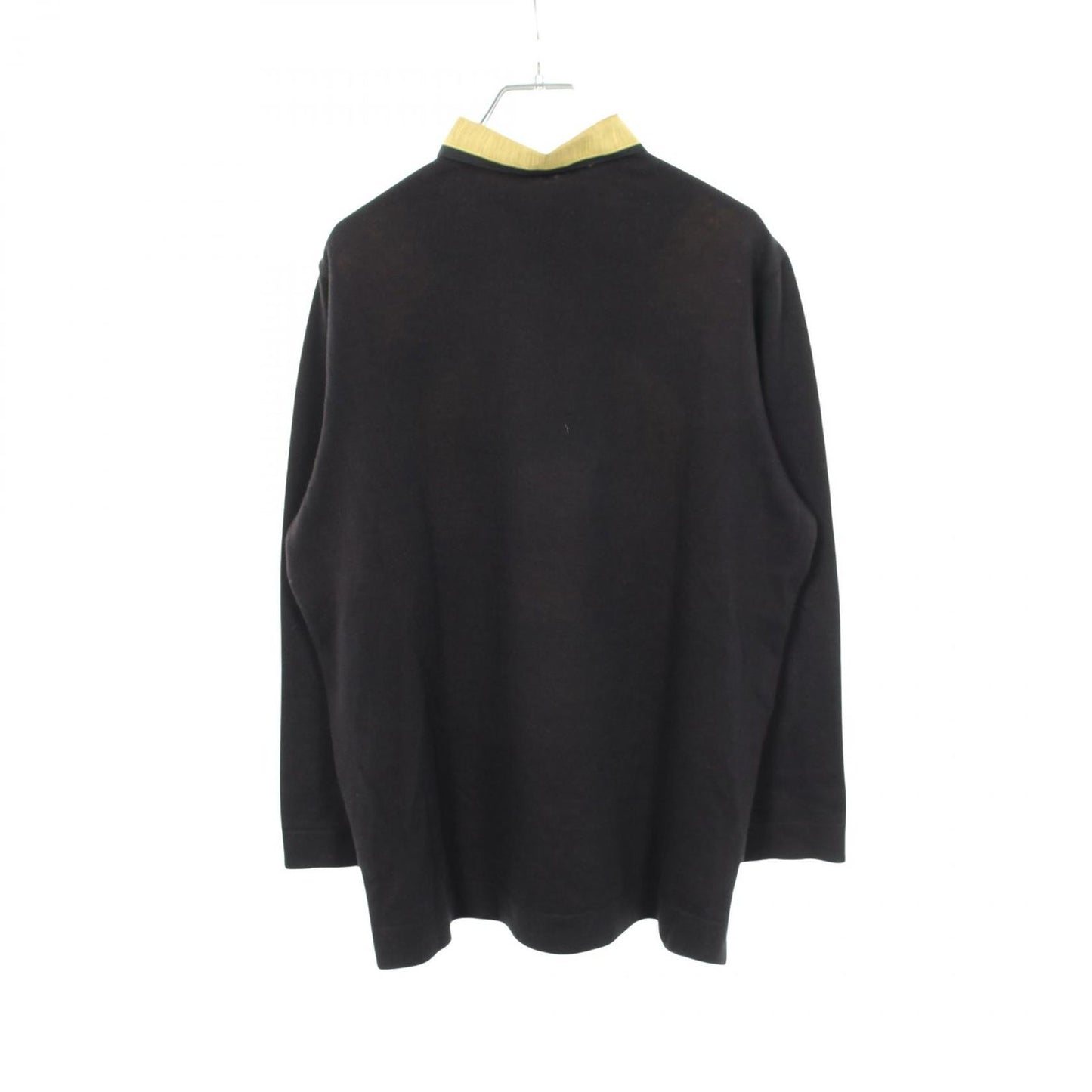 Hermes shirt Knit Contrast Long Sleeve Silk Cotton Sweater — view 2