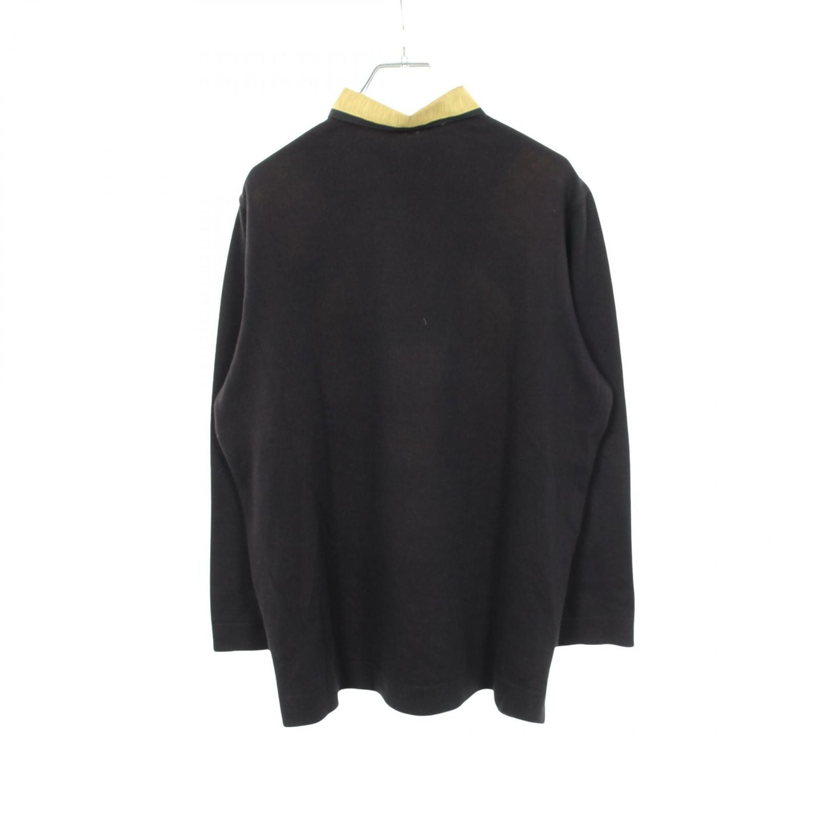 Hermes shirt Knit Contrast Long Sleeve Silk Cotton Sweater — view 2