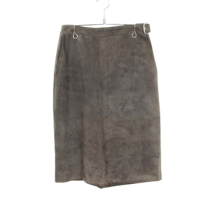 Hermes Skirt Suede Leather