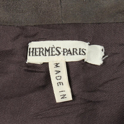 Hermes Skirt Suede Leather — view 3