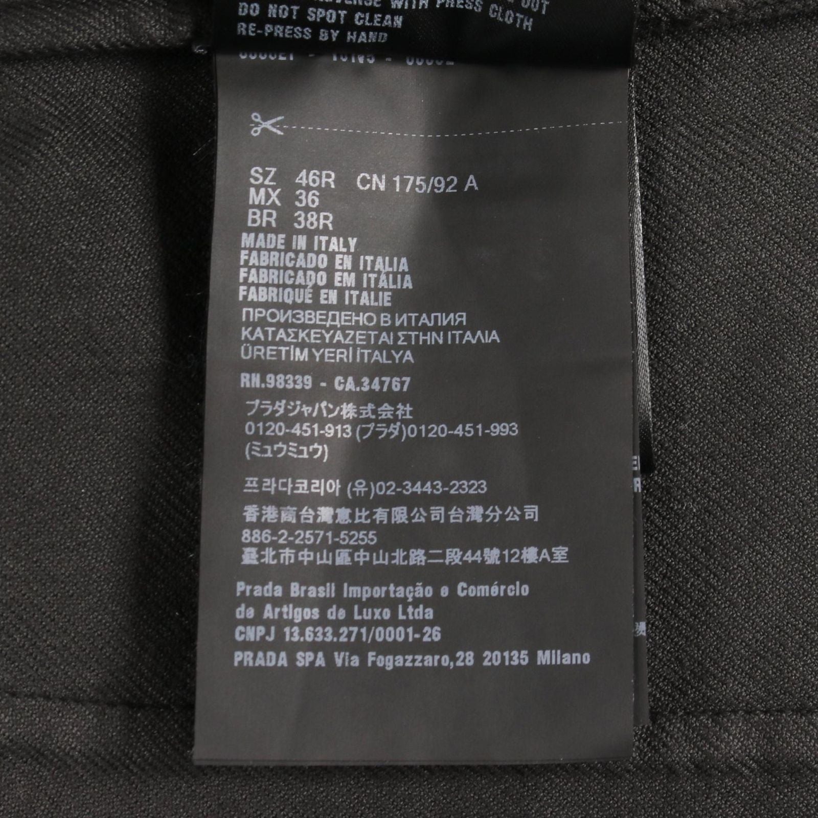 Prada Black Coat — view 4