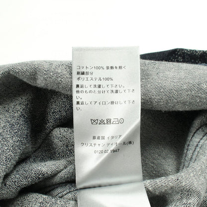 Dior Dio Peter Doig Navy Cotton Denim Shirt — view 4