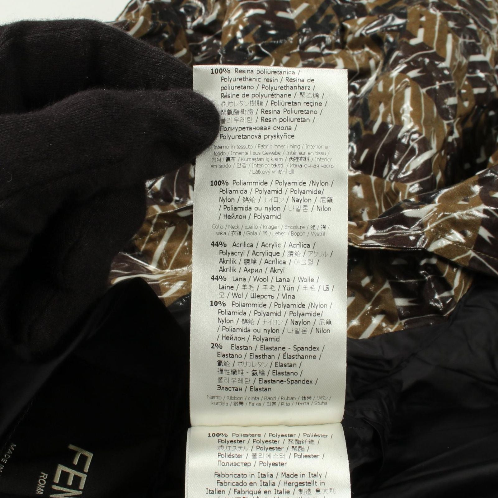 Fendi Jacket All Over Pattern ting — view 6