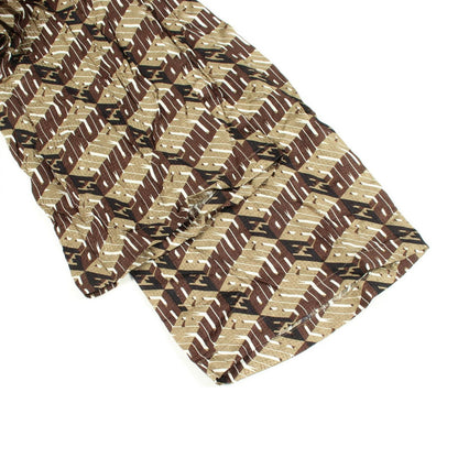 Fendi Pants All Over Pattern Button Silk — view 6