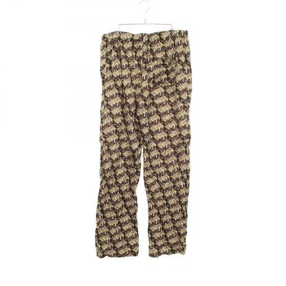 Fendi Pants All Over Pattern Button Silk — view 2