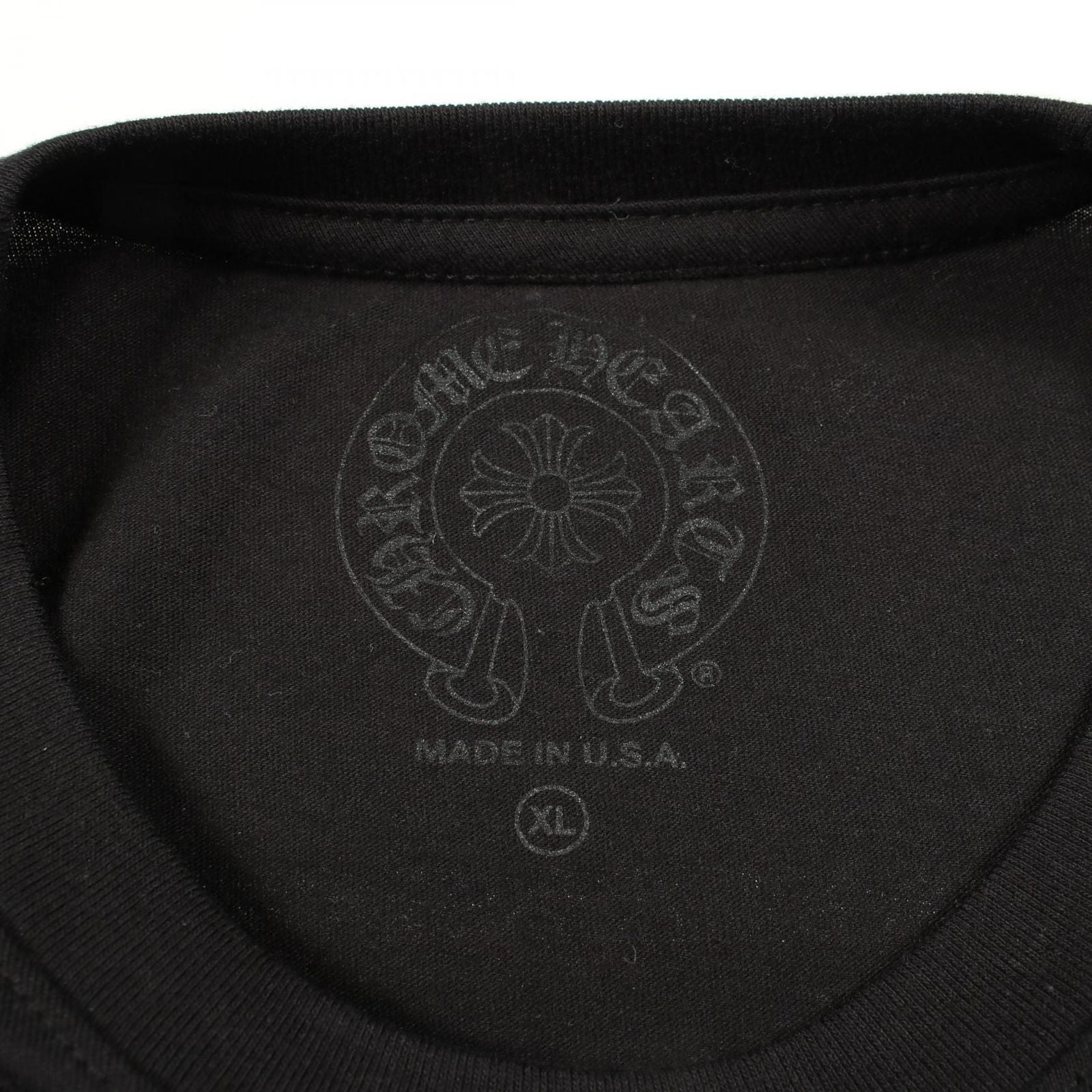 Chrome Hearts Ha Short Sleeve T-Shirt Foti Jarvis BK Cotton Skull — view 3
