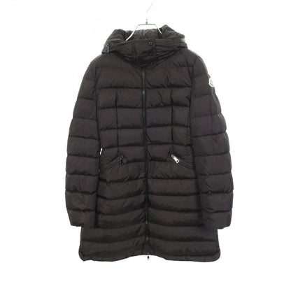 Moncler Montcles Down Jacket Flammette Flamette with Black Nylon Coat