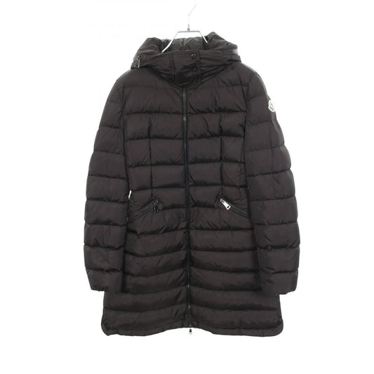 Moncler Montcles Down Jacket Flammette Flamette with Black Nylon Coat