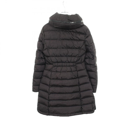 Moncler Montcles Down Jacket Flammette Flamette with Black Nylon Coat — view 2