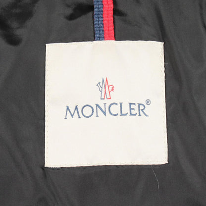 Moncler Montcles Down Jacket Flammette Flamette with Black Nylon Coat — view 3
