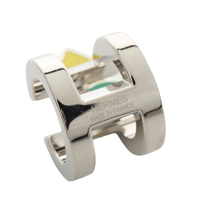 Hermes Scarf Ring Tweet ring Mini Citron — view 3