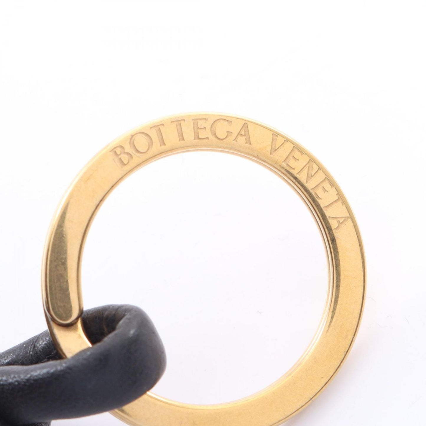 Bottega Veneta Key Holder Knot ring Leather — view 3
