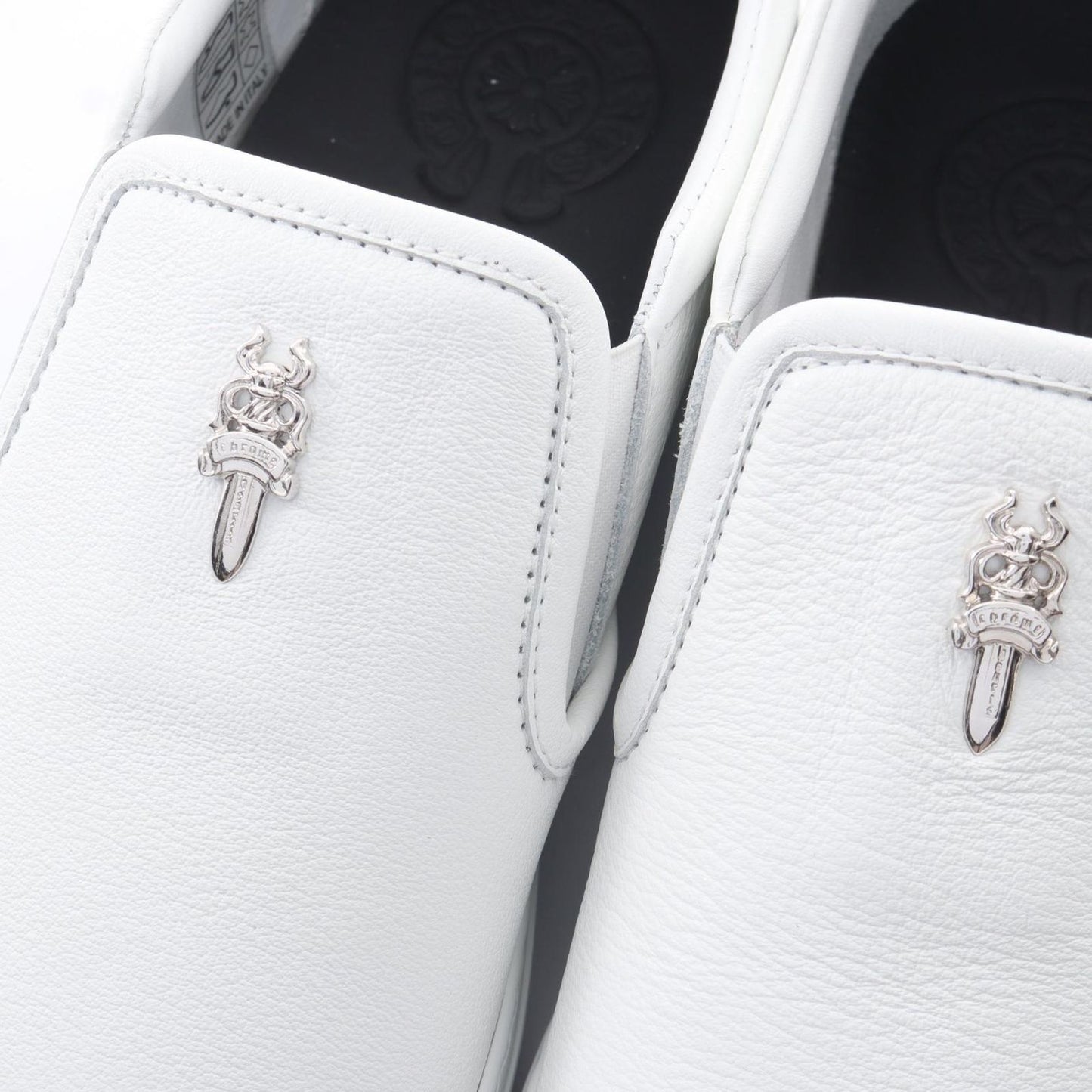 Chrome Hearts Ha Pickpocket CH Pluspatch Daga Leather CH Plus Sneakers — view 8