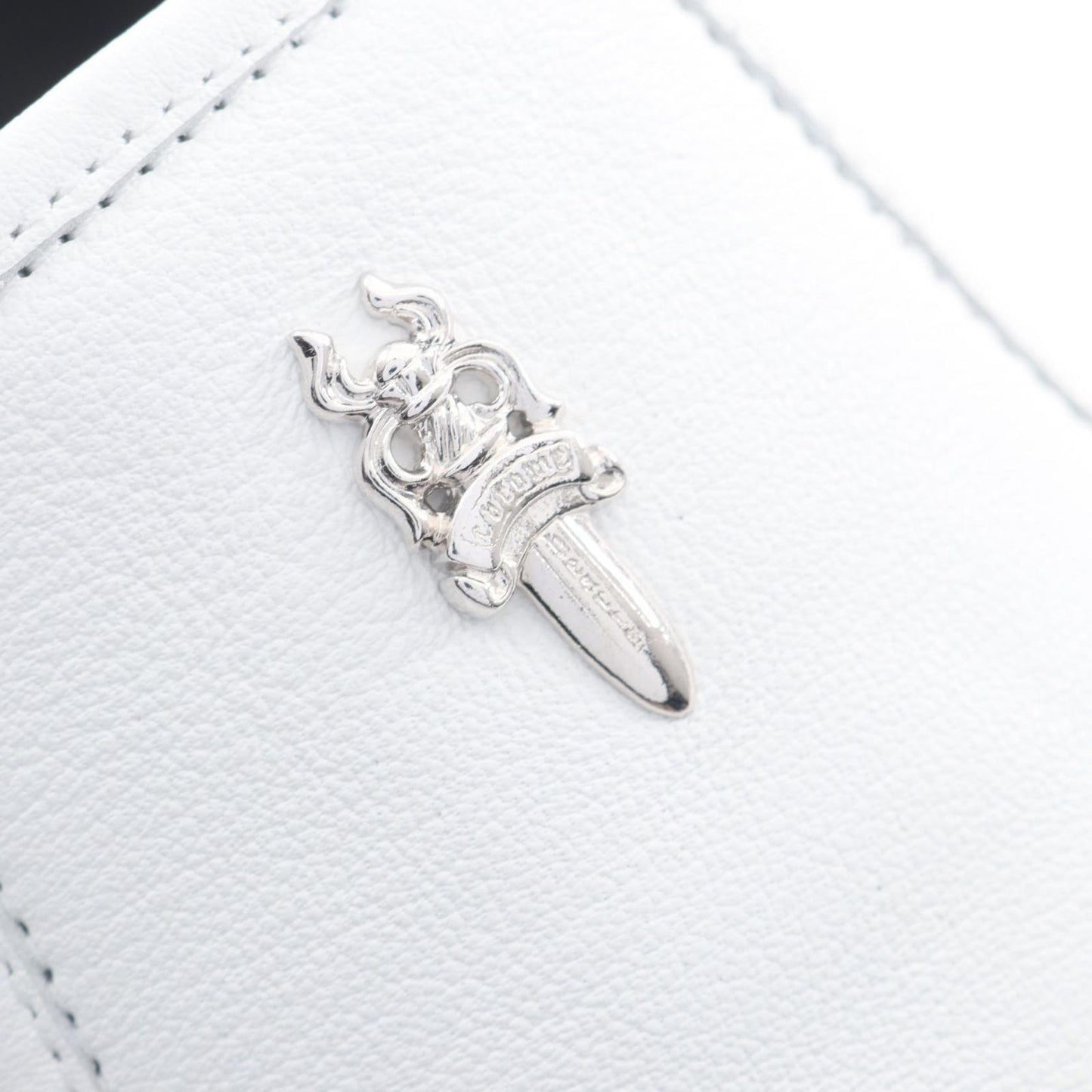 Chrome Hearts Ha Pickpocket CH Pluspatch Daga Leather CH Plus Sneakers — view 9