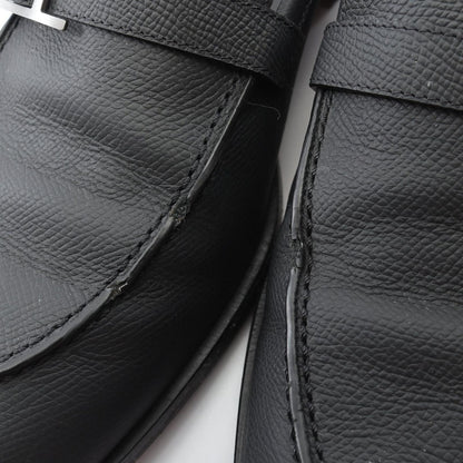 Hermes Moccasins Mont Loafers Black — view 7