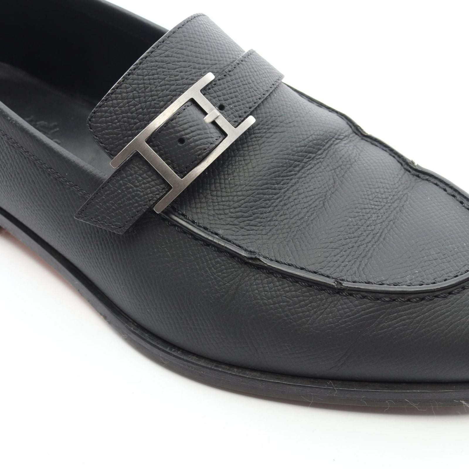 Hermes Moccasins Mont Loafers Black — view 8