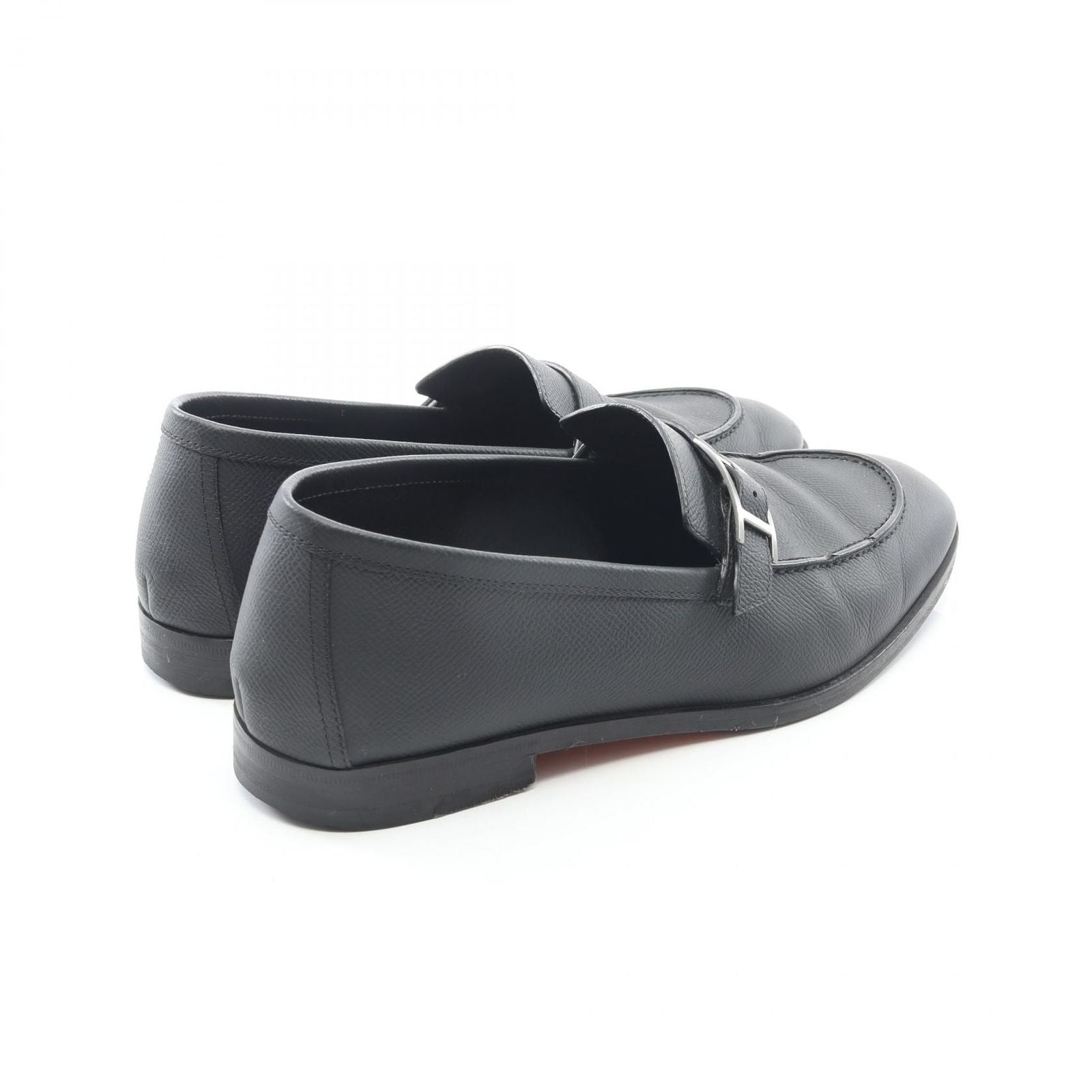 Hermes Moccasins Mont Loafers Black — view 2