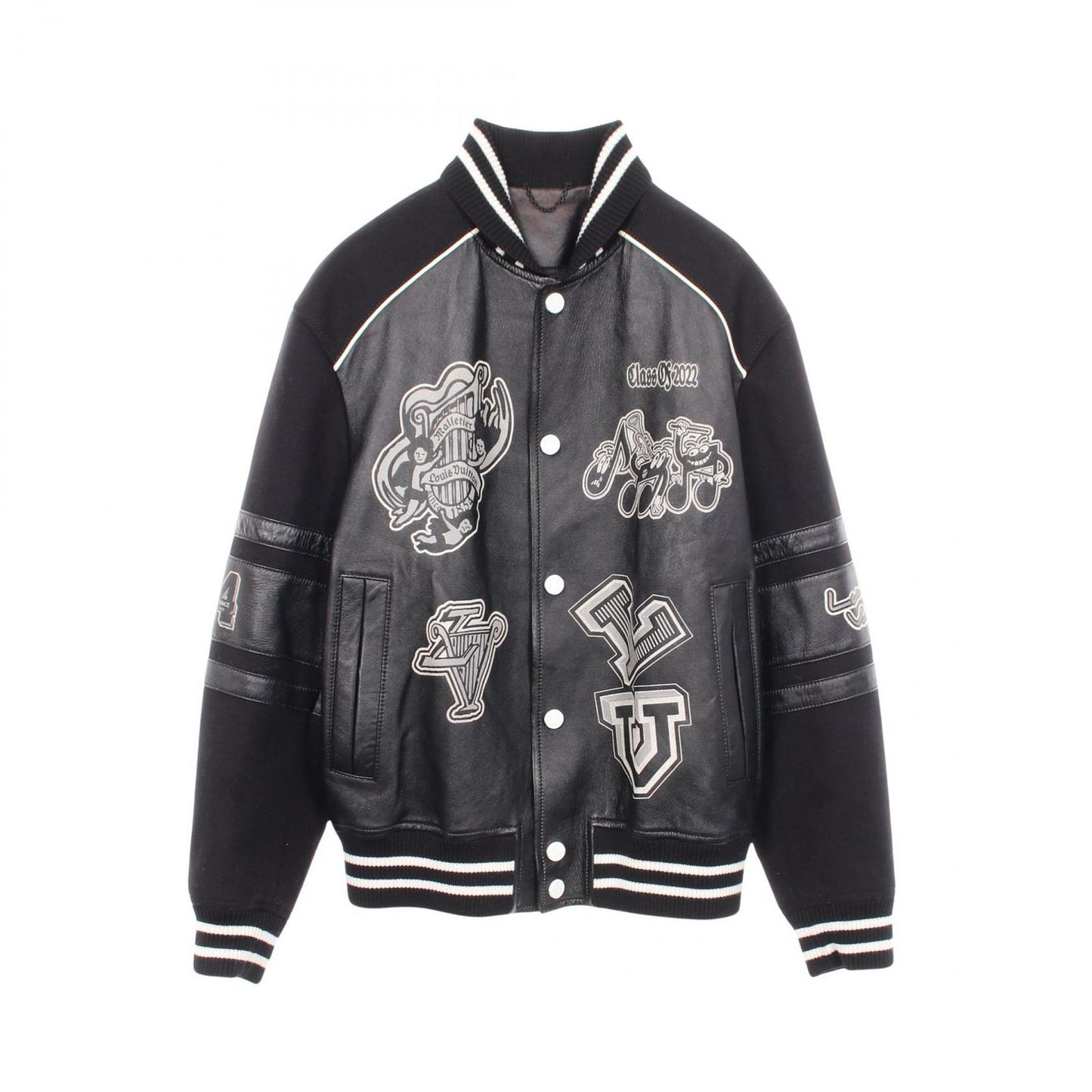 Louis Vuitton Jacket Logo cite Leather