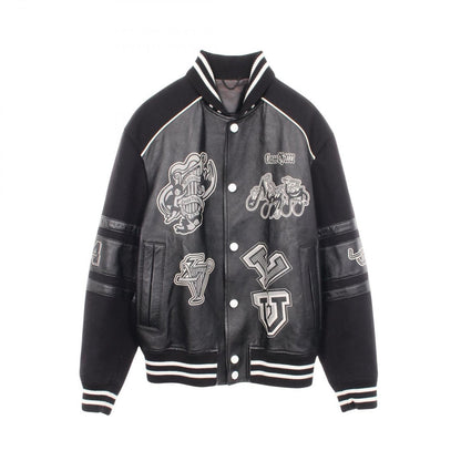 Louis Vuitton Jacket Logo cite Leather